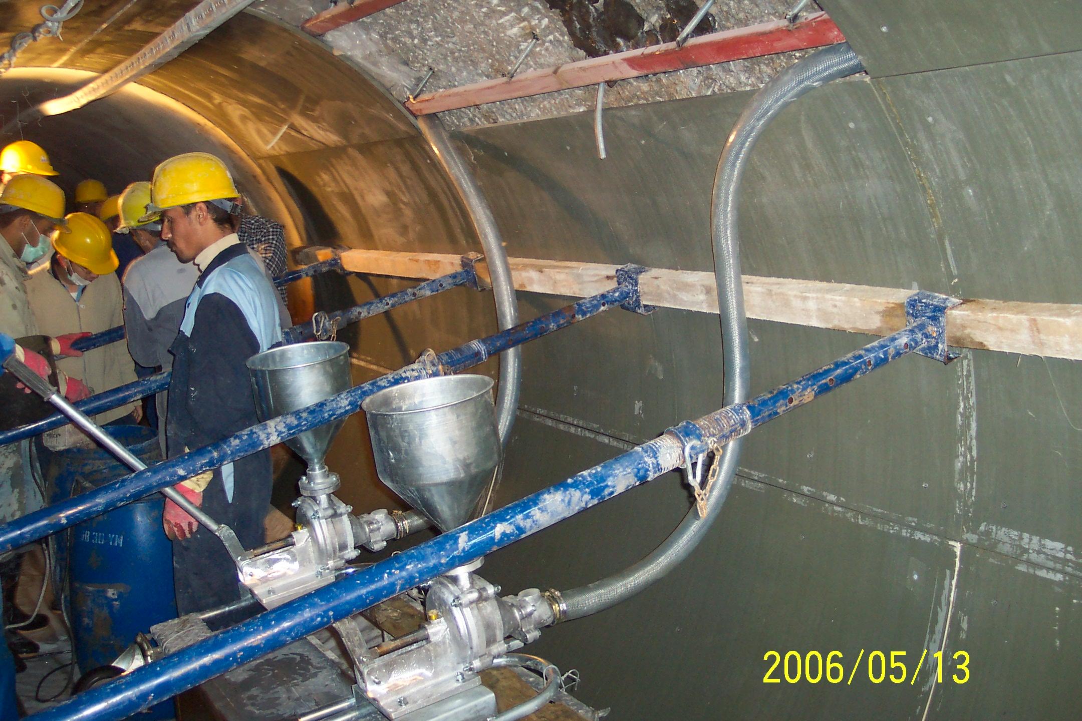 أنفاق جر مياه عين الفيجة